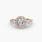 The Dazzling Halo Ring Fantasilvia Jewelry