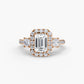 The Dazzling Halo Ring Fantasilvia Jewelry