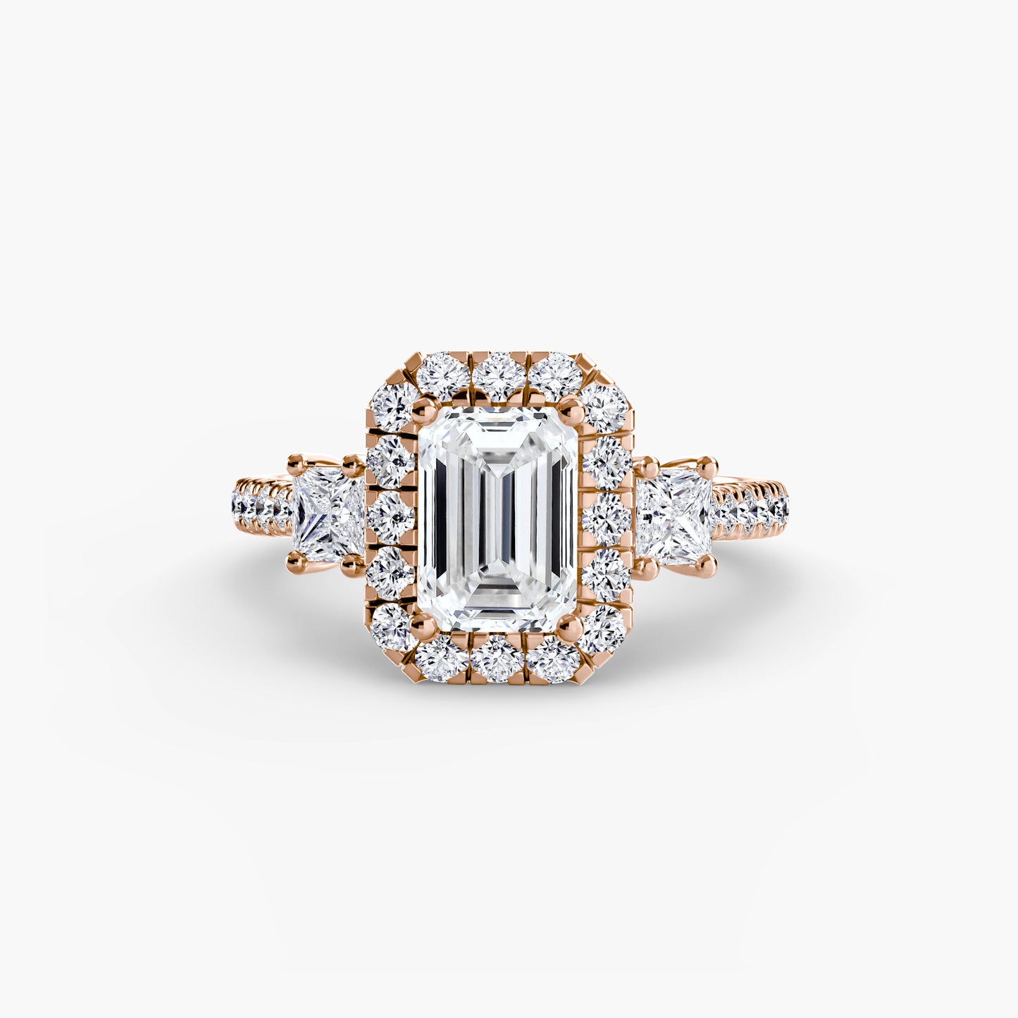 The Dazzling Halo Ring Fantasilvia Jewelry