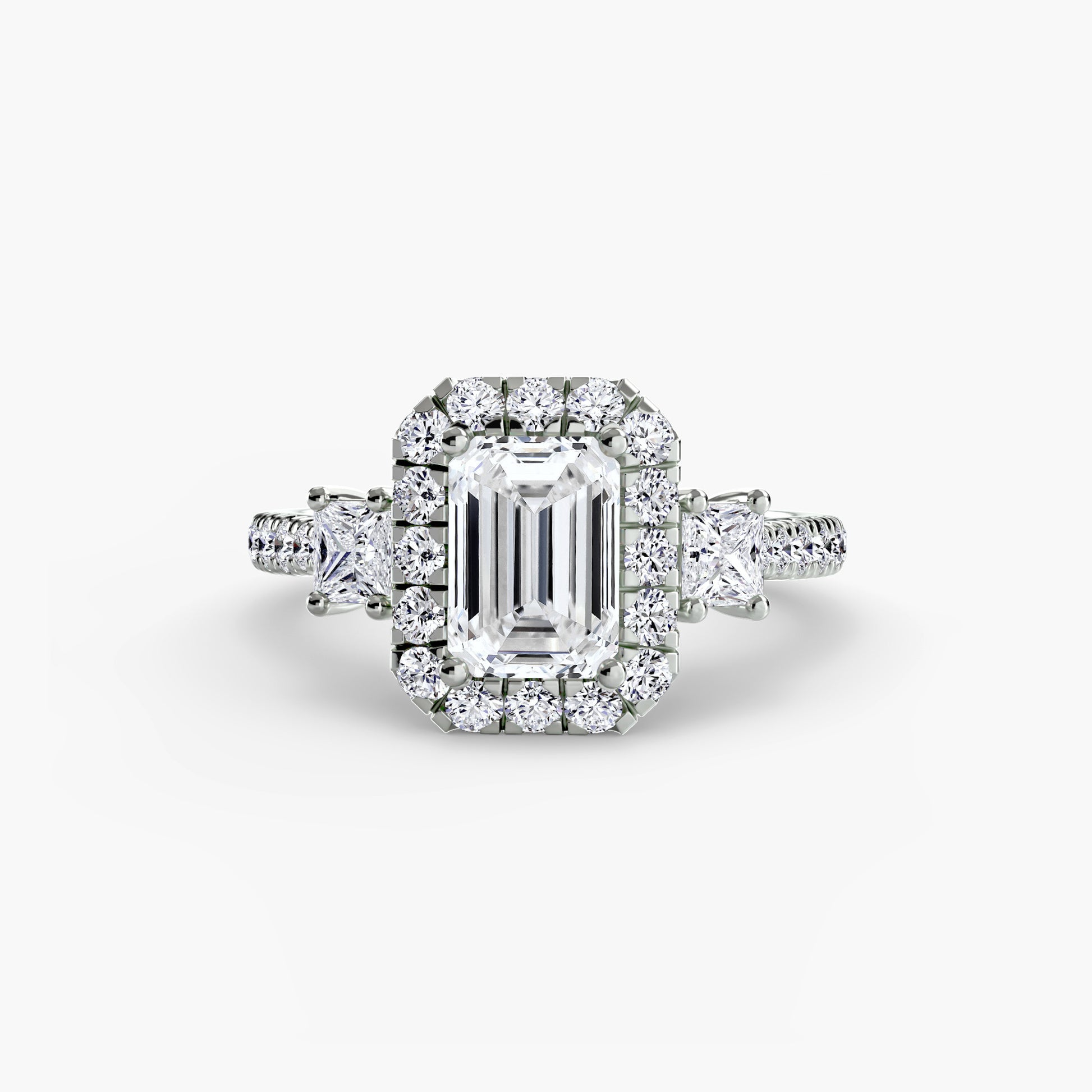 The Dazzling Halo Ring Fantasilvia Jewelry