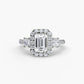 The Dazzling Halo Ring Fantasilvia Jewelry