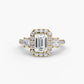 The Dazzling Halo Ring Fantasilvia Jewelry