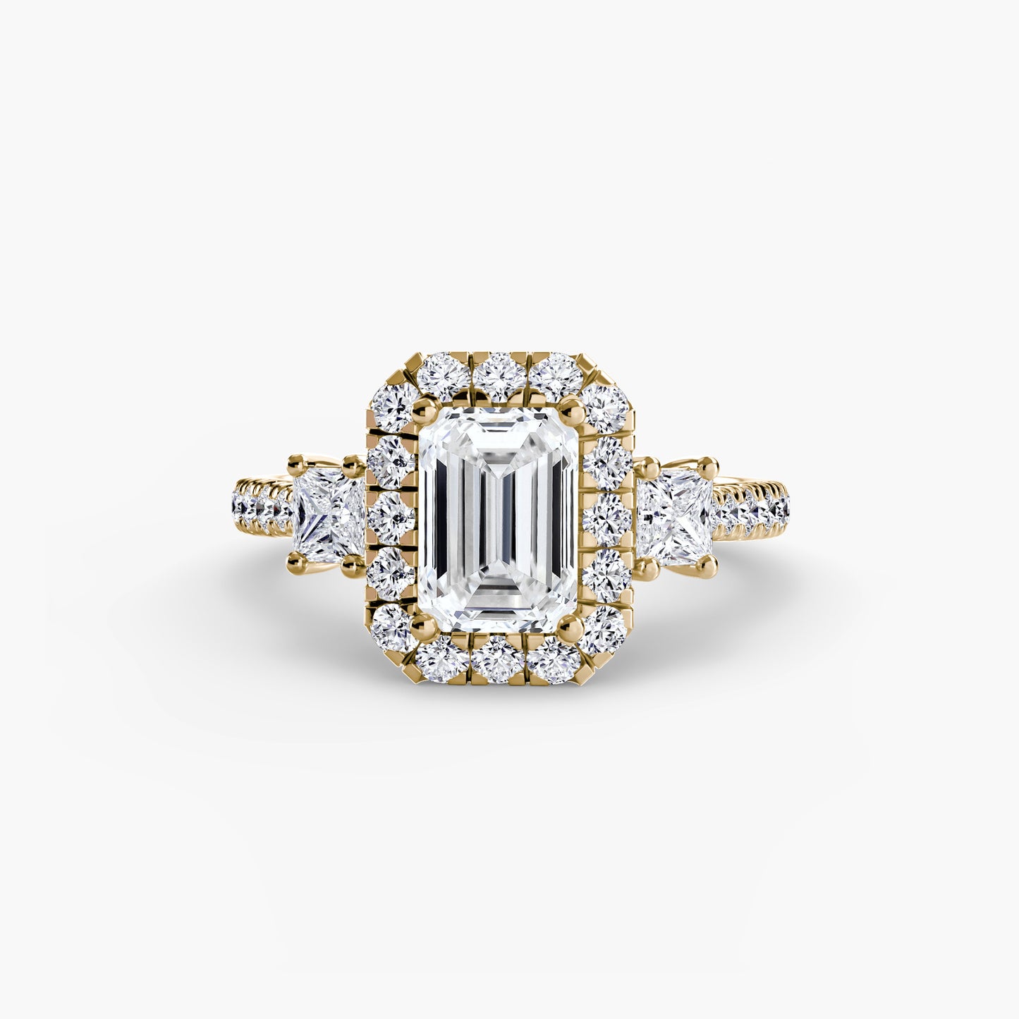 The Dazzling Halo Ring Fantasilvia Jewelry