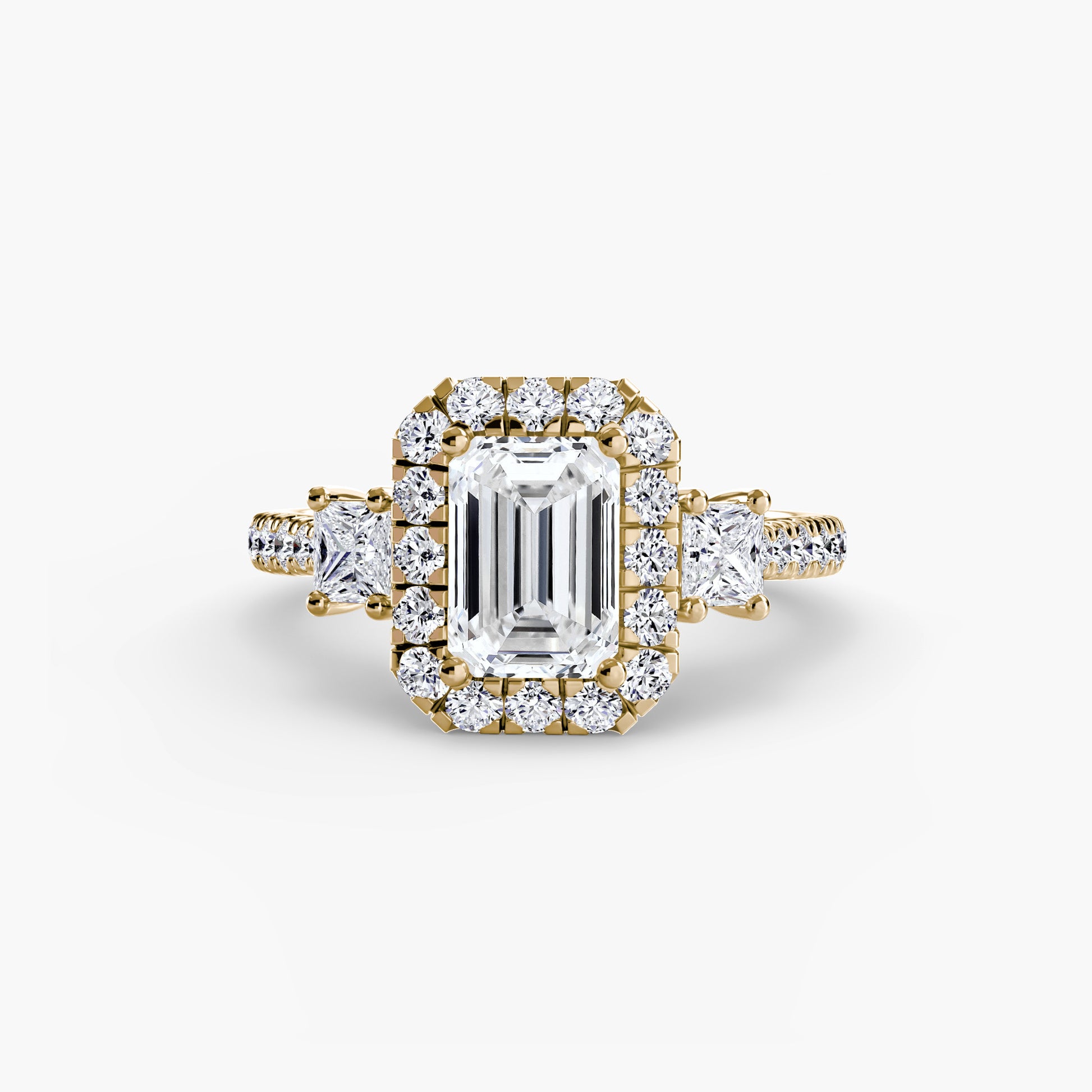 The Dazzling Halo Ring Fantasilvia Jewelry