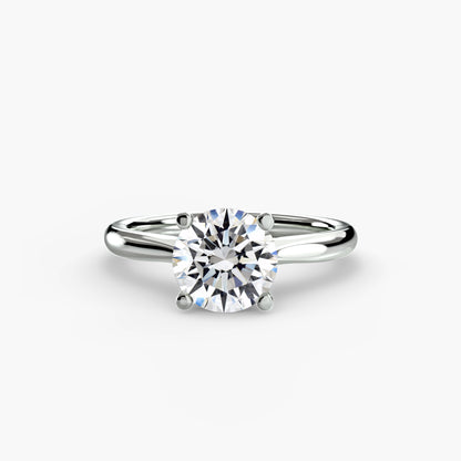 The Forever Solitaire Ring Fantasilvia Jewelry