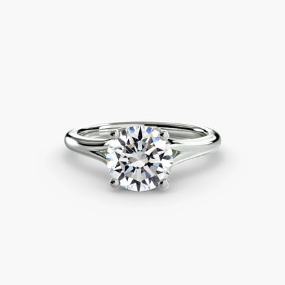 The Cathedral Solitaire Ring Fantasilvia Jewelry