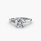 The Cathedral Solitaire Ring Fantasilvia Jewelry
