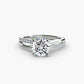 The Split Shank Pavé Solitaire