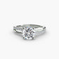 The Split Shank Pavé Solitaire Fantasilvia Jewelry