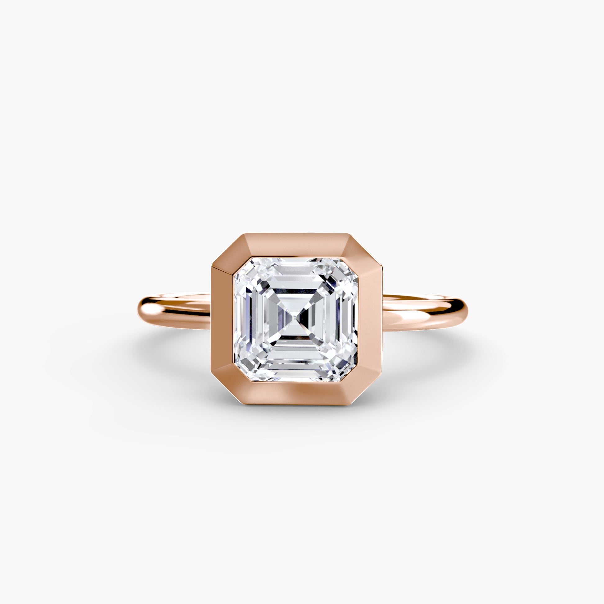 The Bezel Set Solitaire Fantasilvia Jewelry