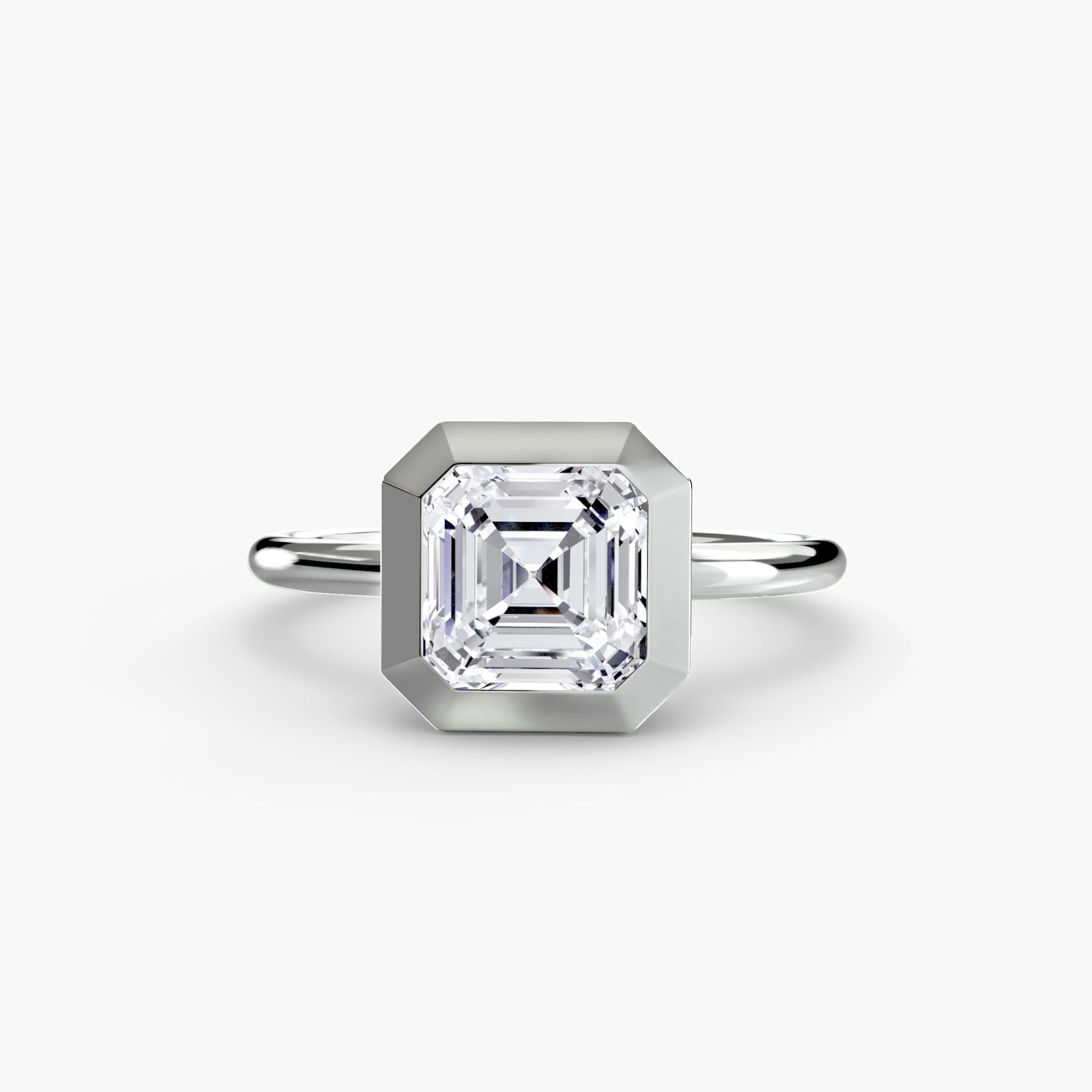The Bezel Set Solitaire Fantasilvia Jewelry