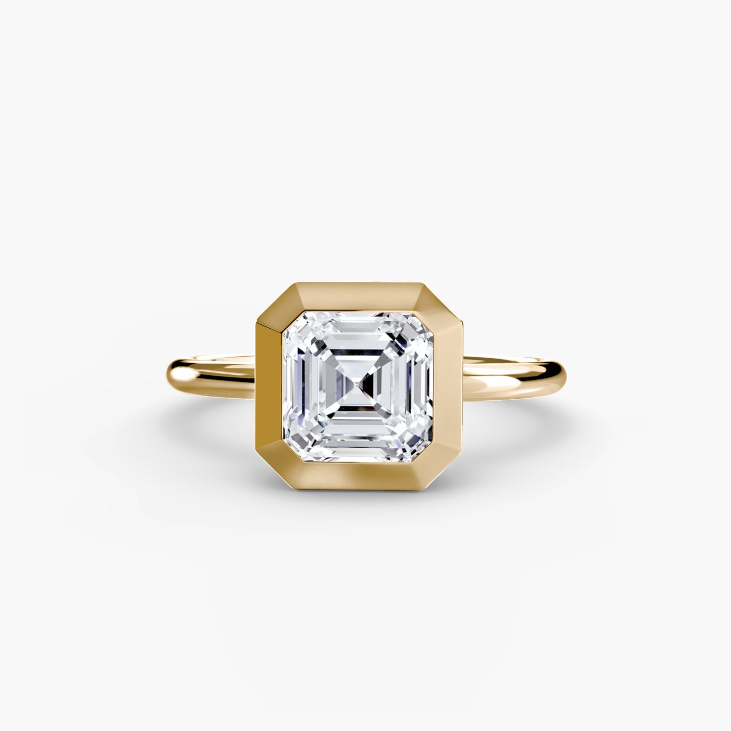 The Bezel Set Solitaire Fantasilvia Jewelry
