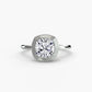 The Bezel Set Solitaire Fantasilvia Jewelry