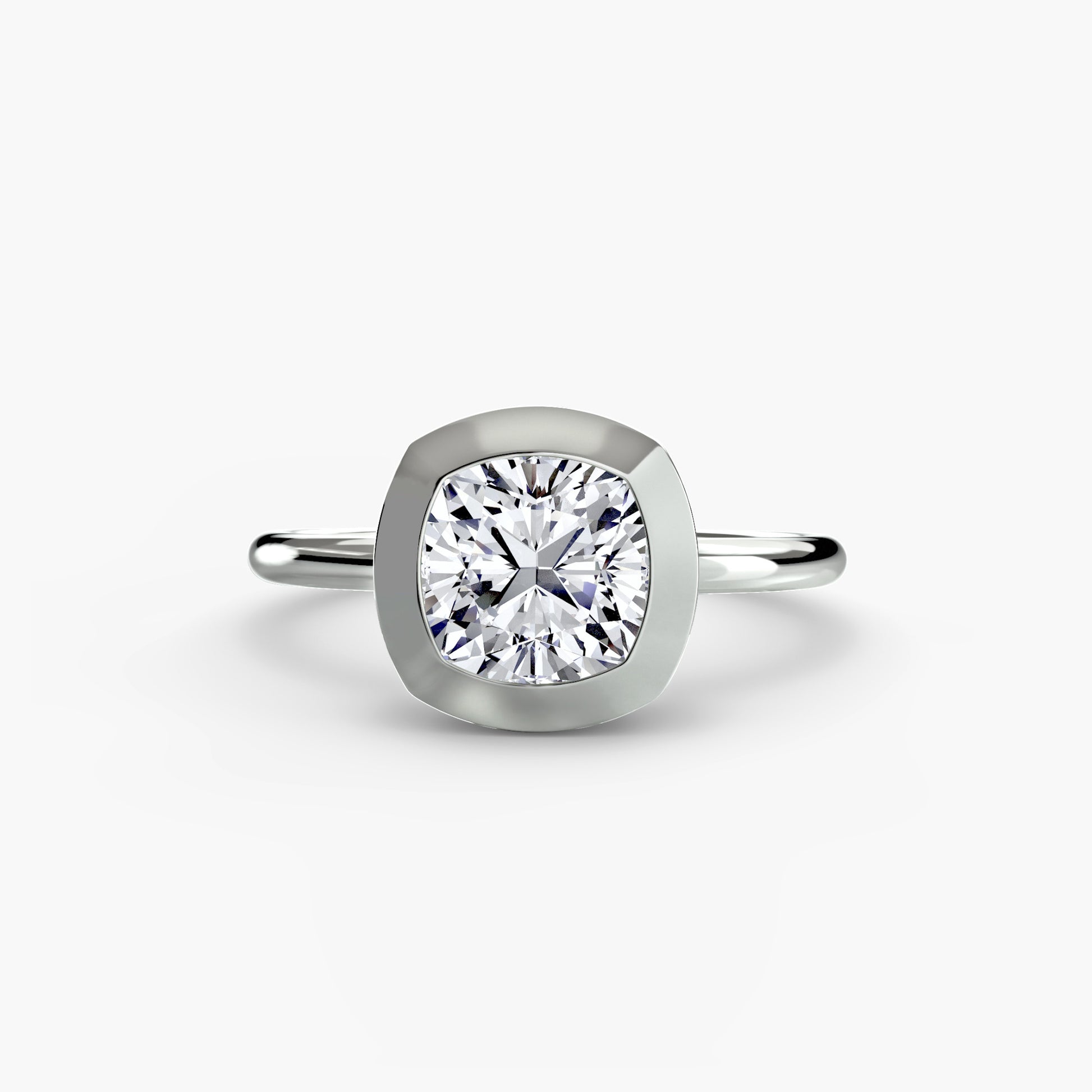 The Bezel Set Solitaire Fantasilvia Jewelry