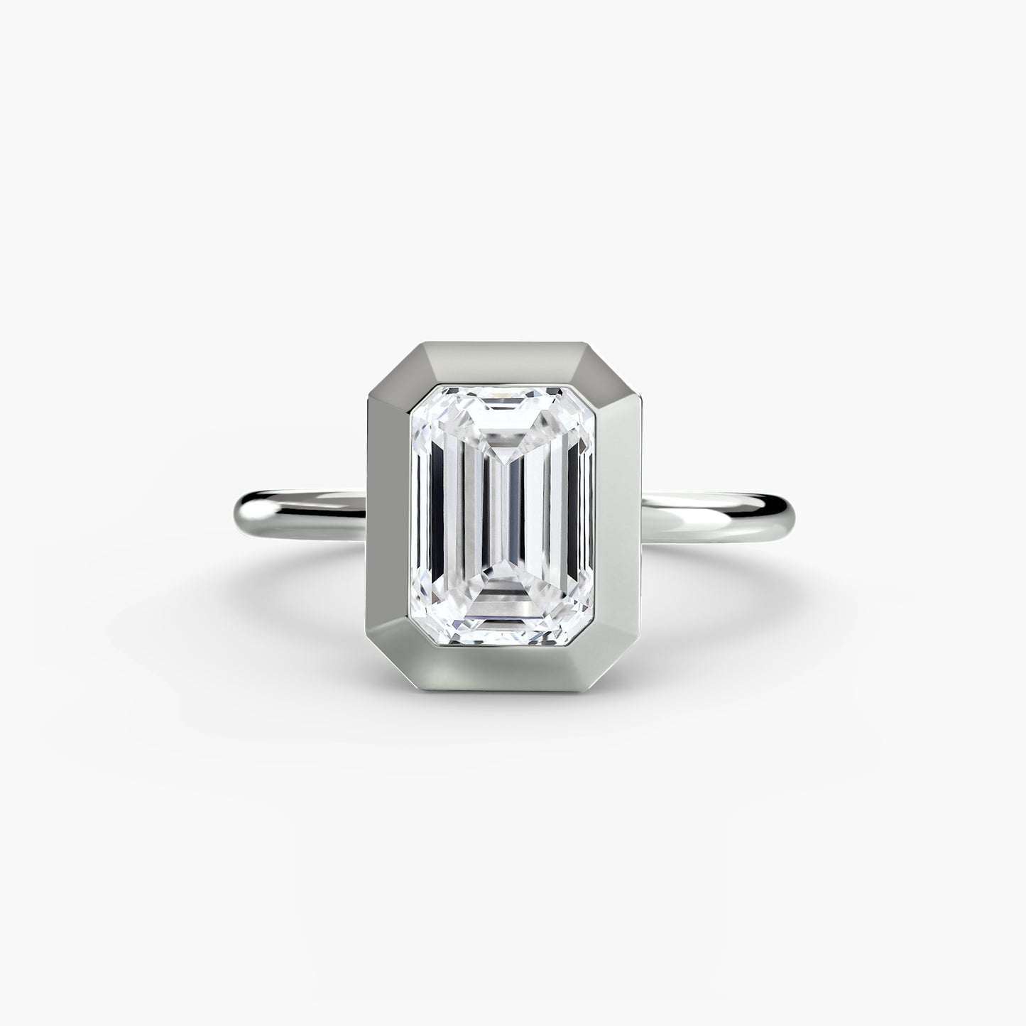 The Bezel Set Solitaire Fantasilvia Jewelry