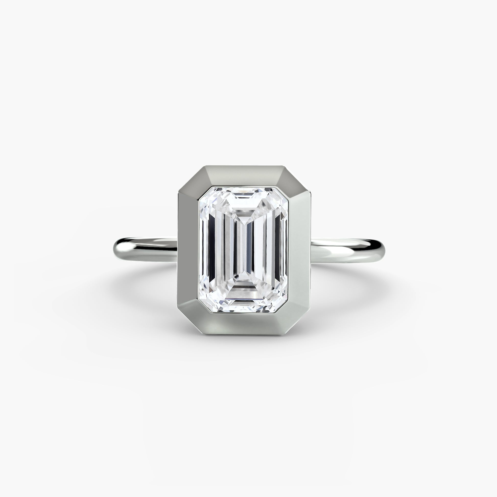 The Bezel Set Solitaire Fantasilvia Jewelry