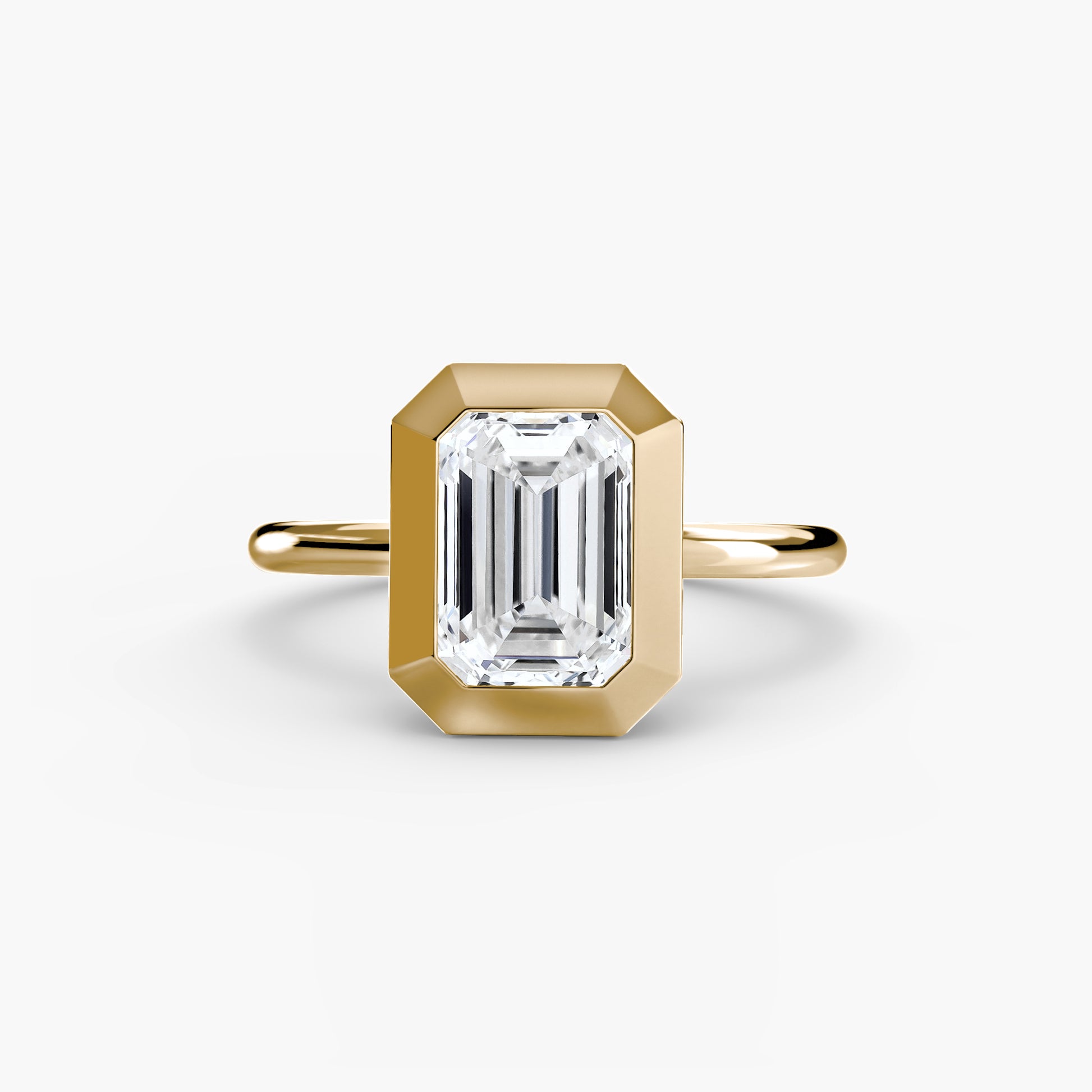 The Bezel Set Solitaire Fantasilvia Jewelry