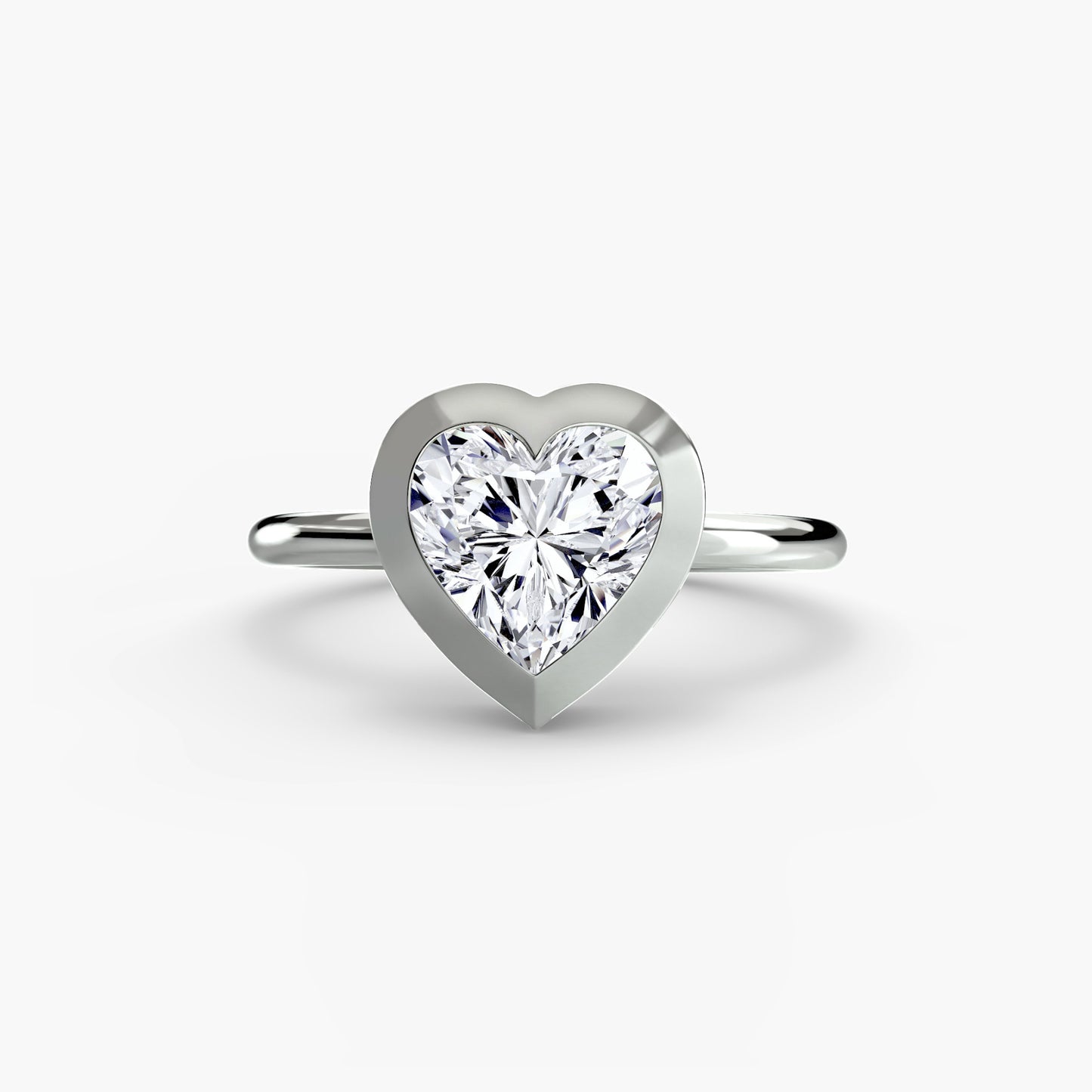 The Bezel Set Solitaire Fantasilvia Jewelry