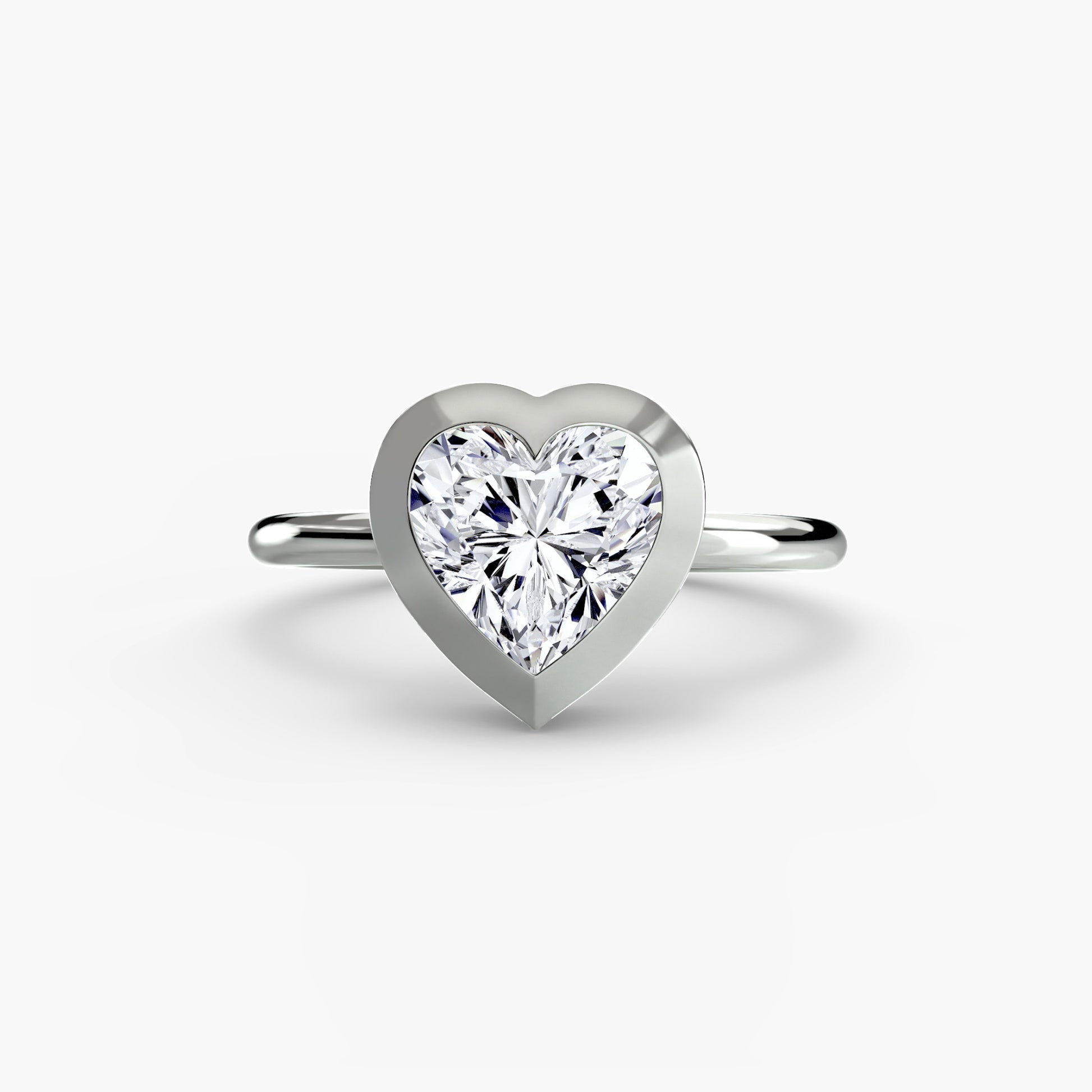 The Bezel Set Solitaire Fantasilvia Jewelry
