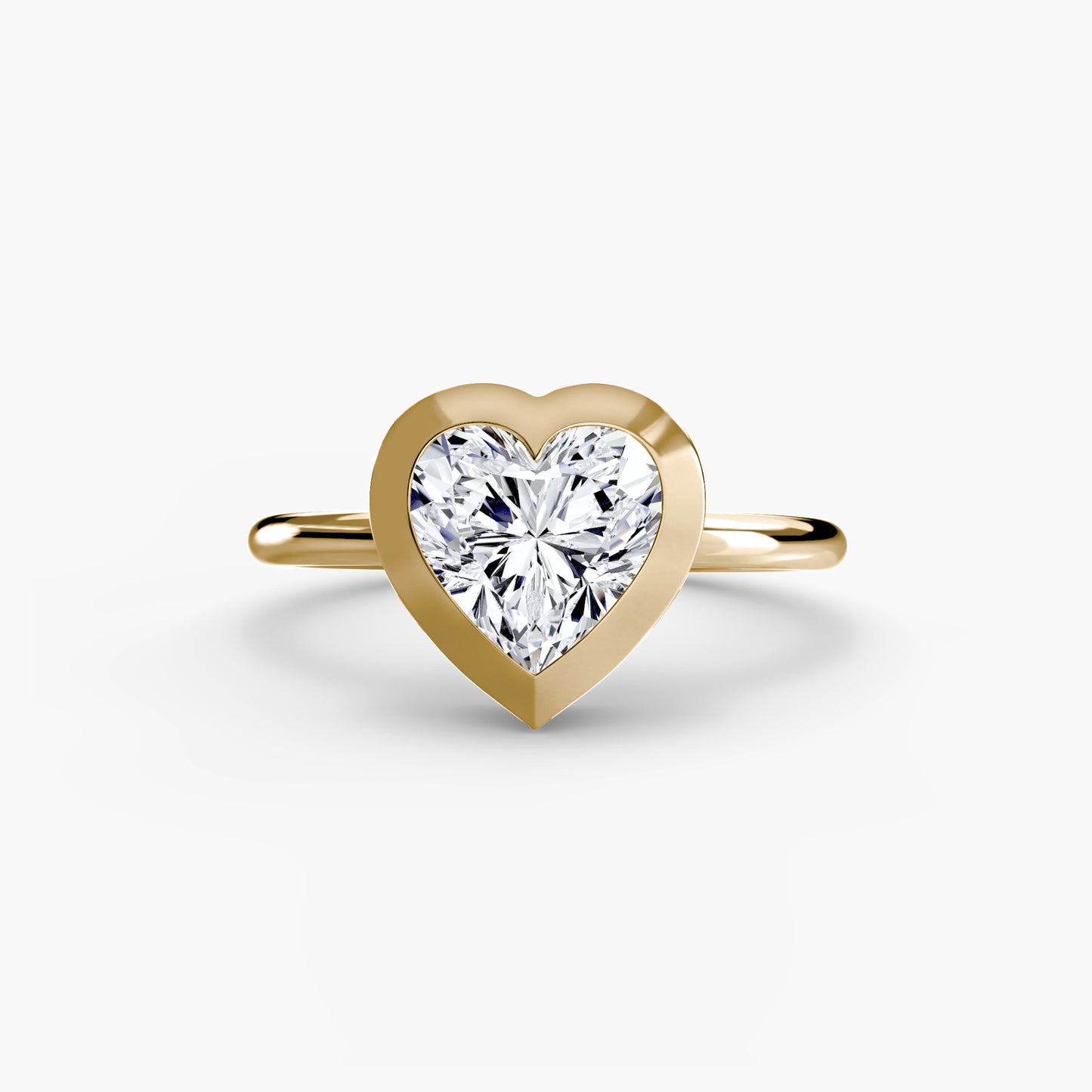 The Bezel Set Solitaire Fantasilvia Jewelry