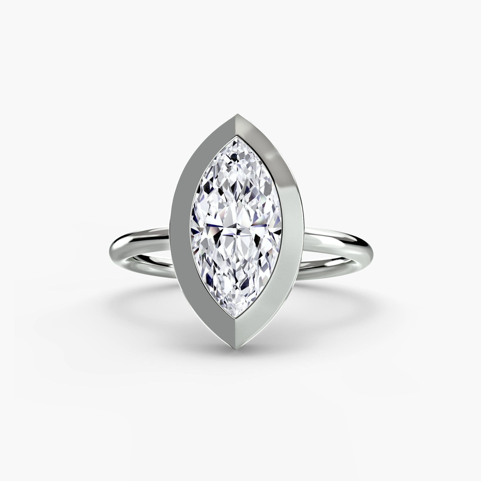 The Bezel Set Solitaire Fantasilvia Jewelry