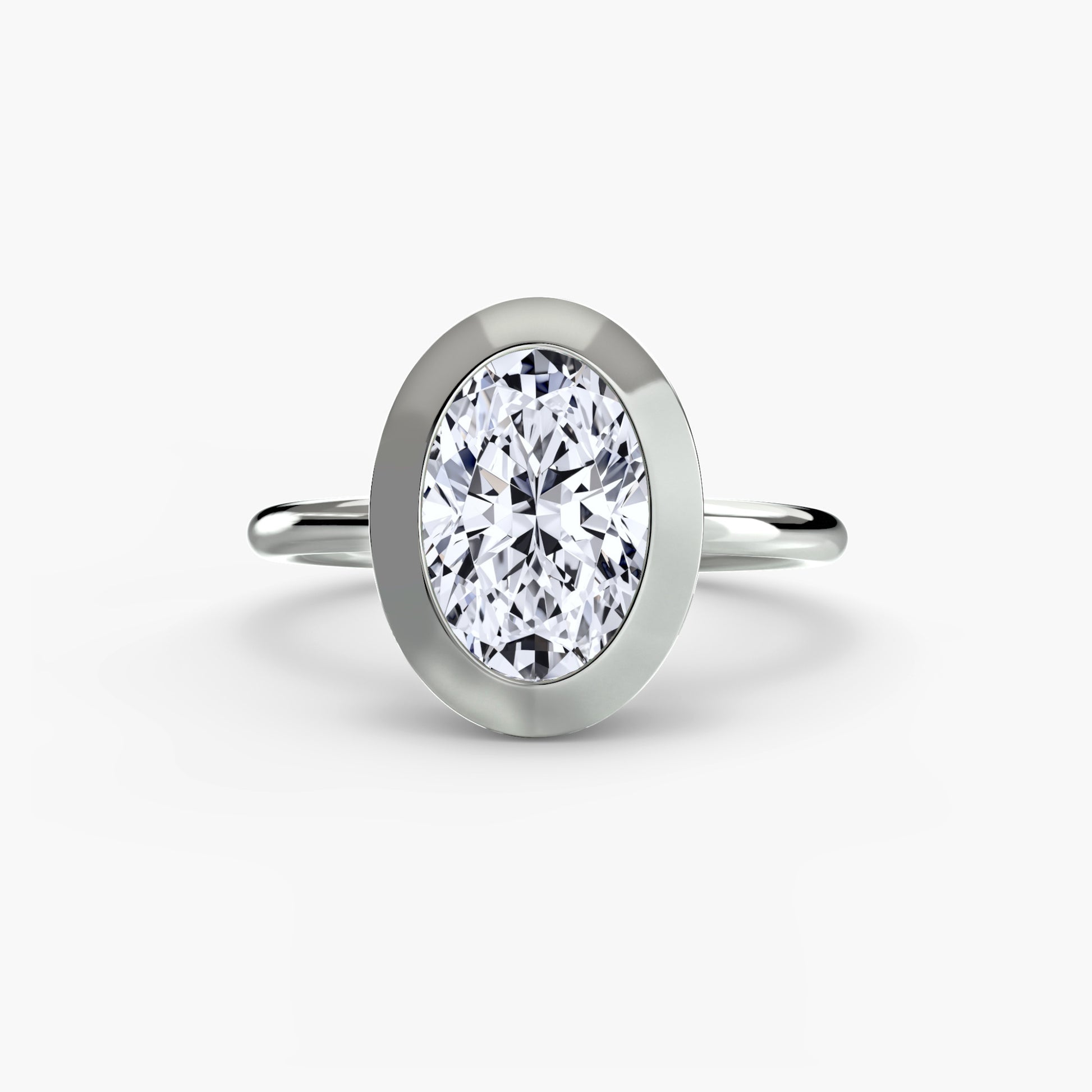 The Bezel Set Solitaire Fantasilvia Jewelry