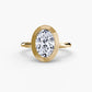 The Bezel Set Solitaire Fantasilvia Jewelry