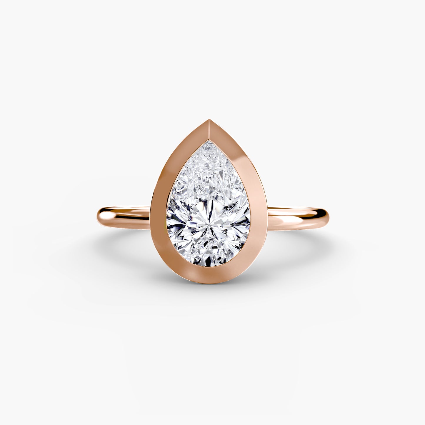 The Bezel Set Solitaire Fantasilvia Jewelry