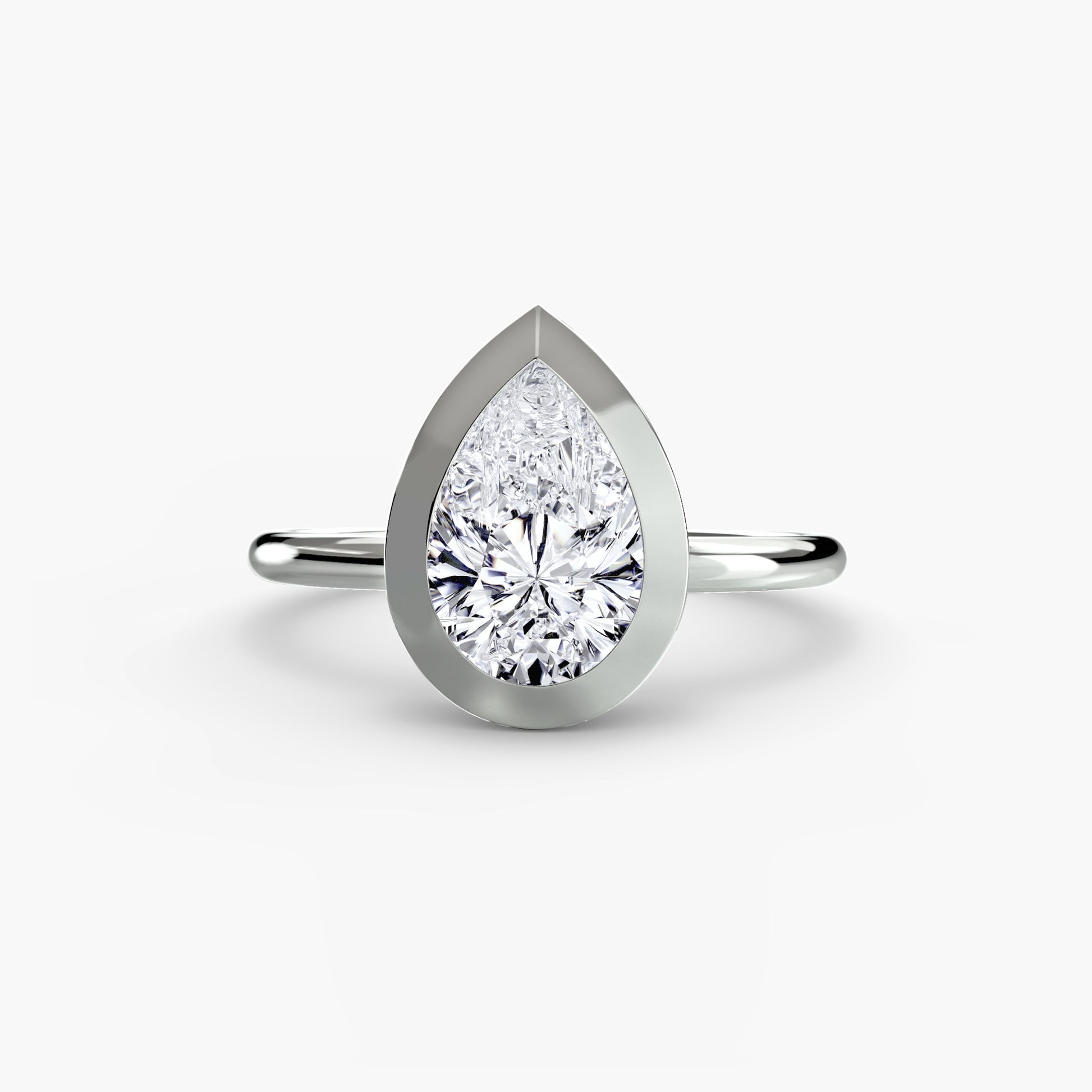 The Bezel Set Solitaire Fantasilvia Jewelry
