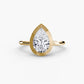 The Bezel Set Solitaire Fantasilvia Jewelry
