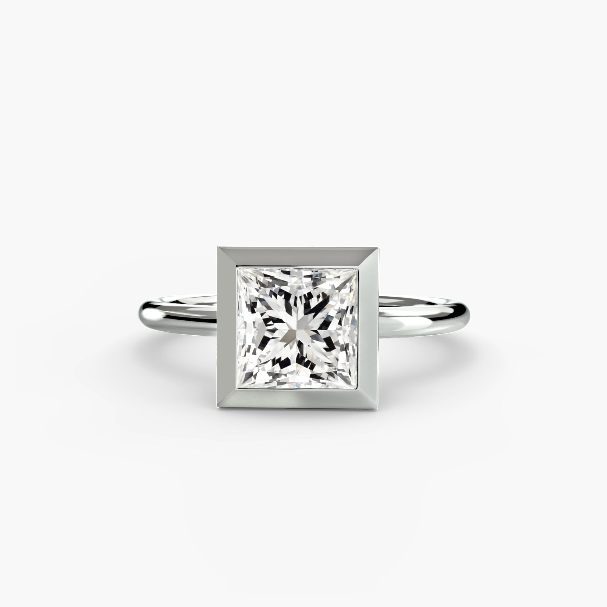 The Bezel Set Solitaire Fantasilvia Jewelry
