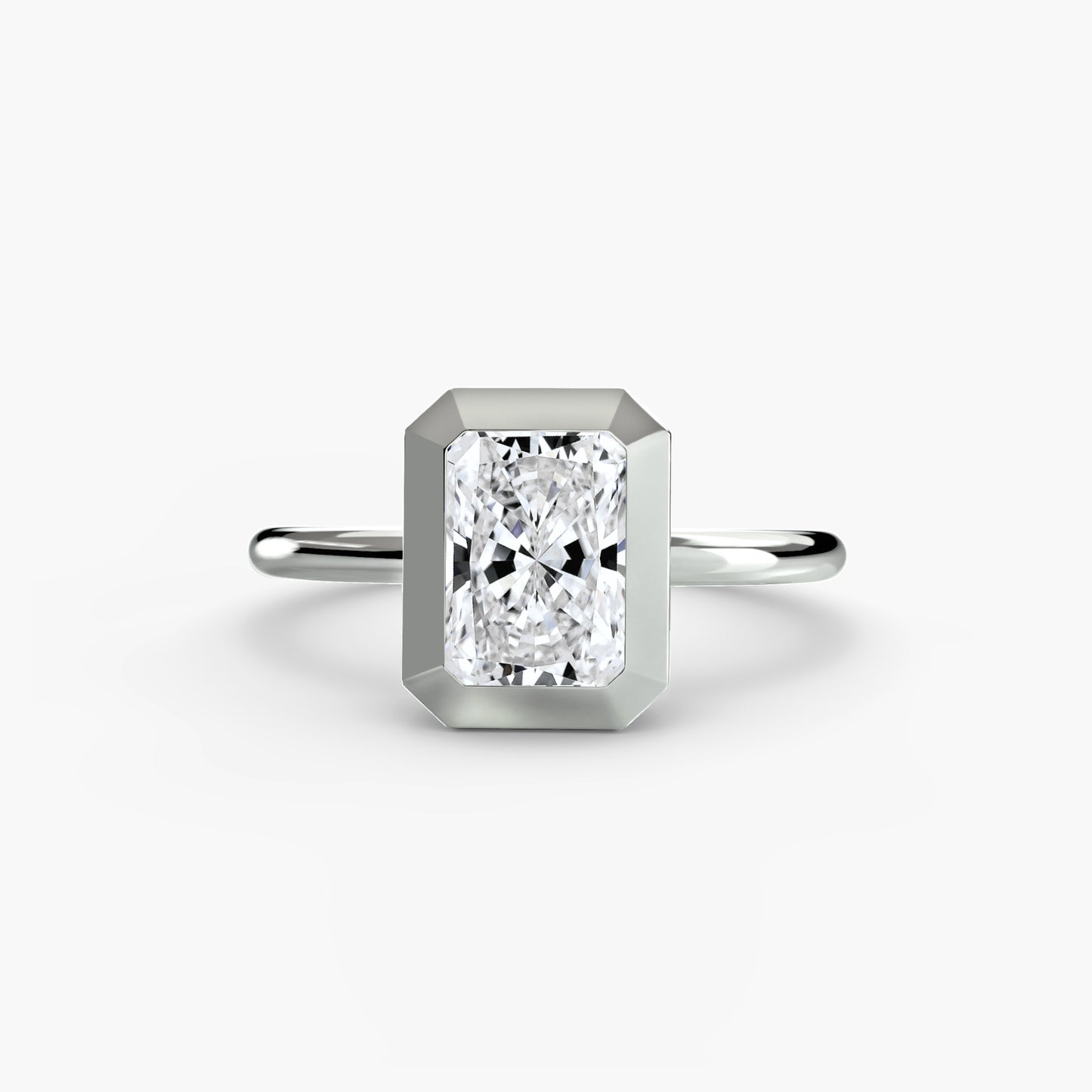 The Bezel Set Solitaire Fantasilvia Jewelry