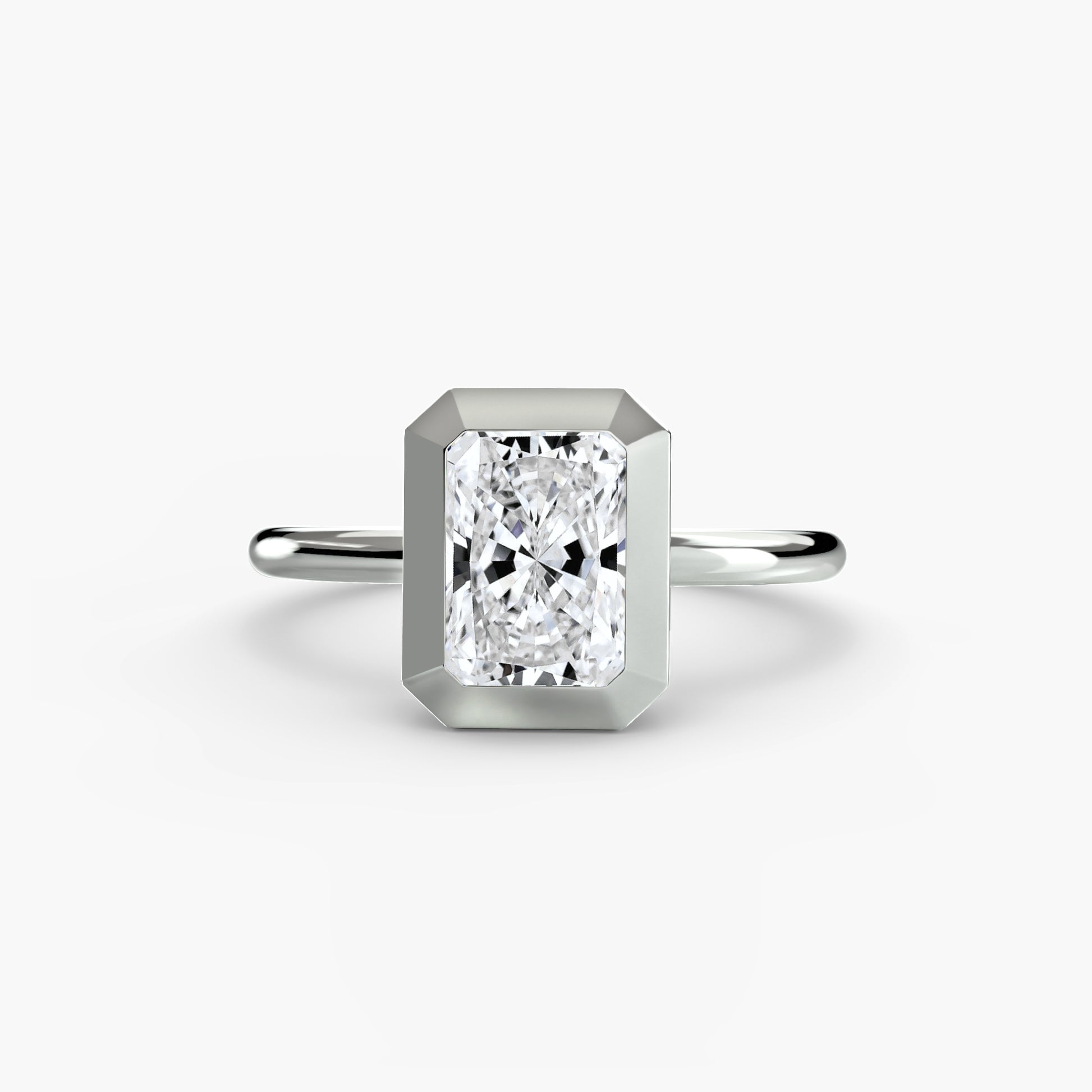 The Bezel Set Solitaire Fantasilvia Jewelry