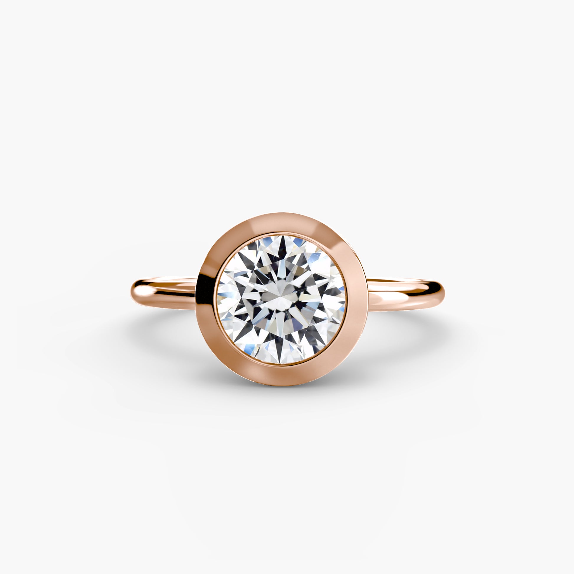 The Bezel Set Solitaire Fantasilvia Jewelry