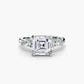 The Floral Accent Solitaire Fantasilvia Jewelry