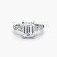 The Floral Accent Solitaire Fantasilvia Jewelry