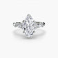 The Floral Accent Solitaire Fantasilvia Jewelry