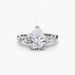The Floral Accent Solitaire Fantasilvia Jewelry
