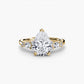 The Floral Accent Solitaire Fantasilvia Jewelry