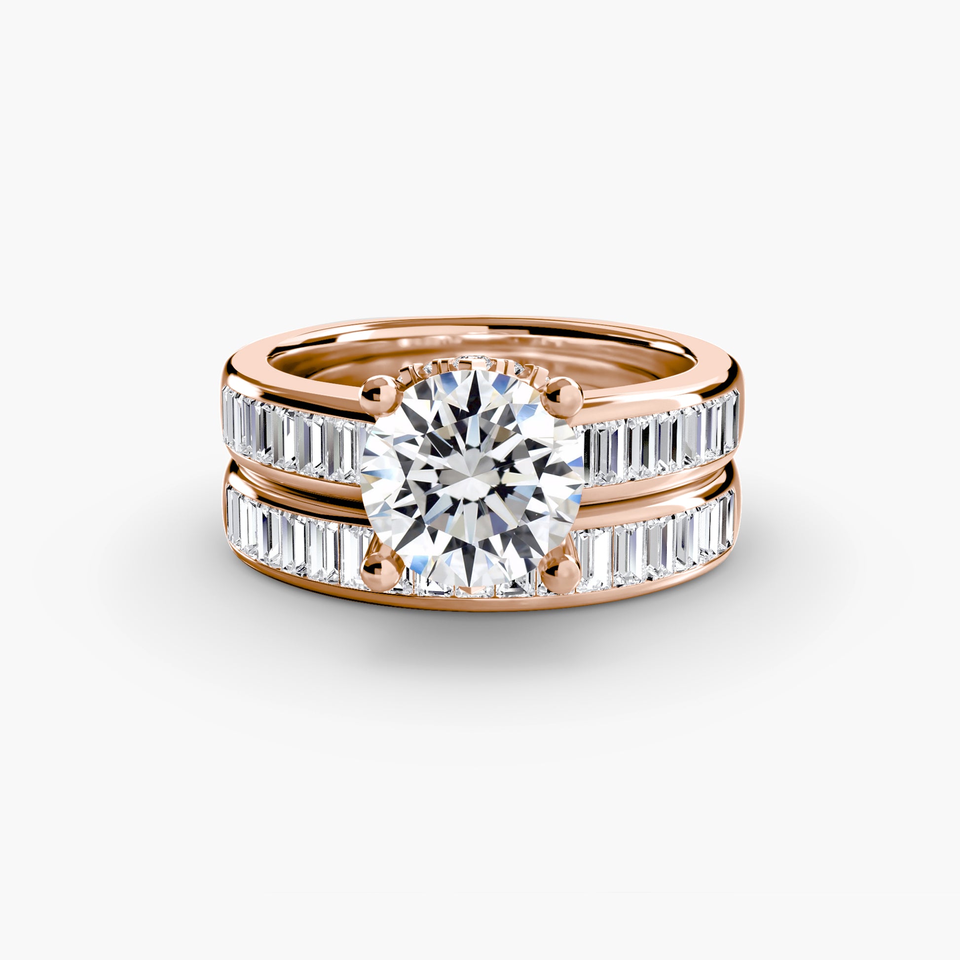 Baguette Channel Solitaire Fantasilvia Jewelry
