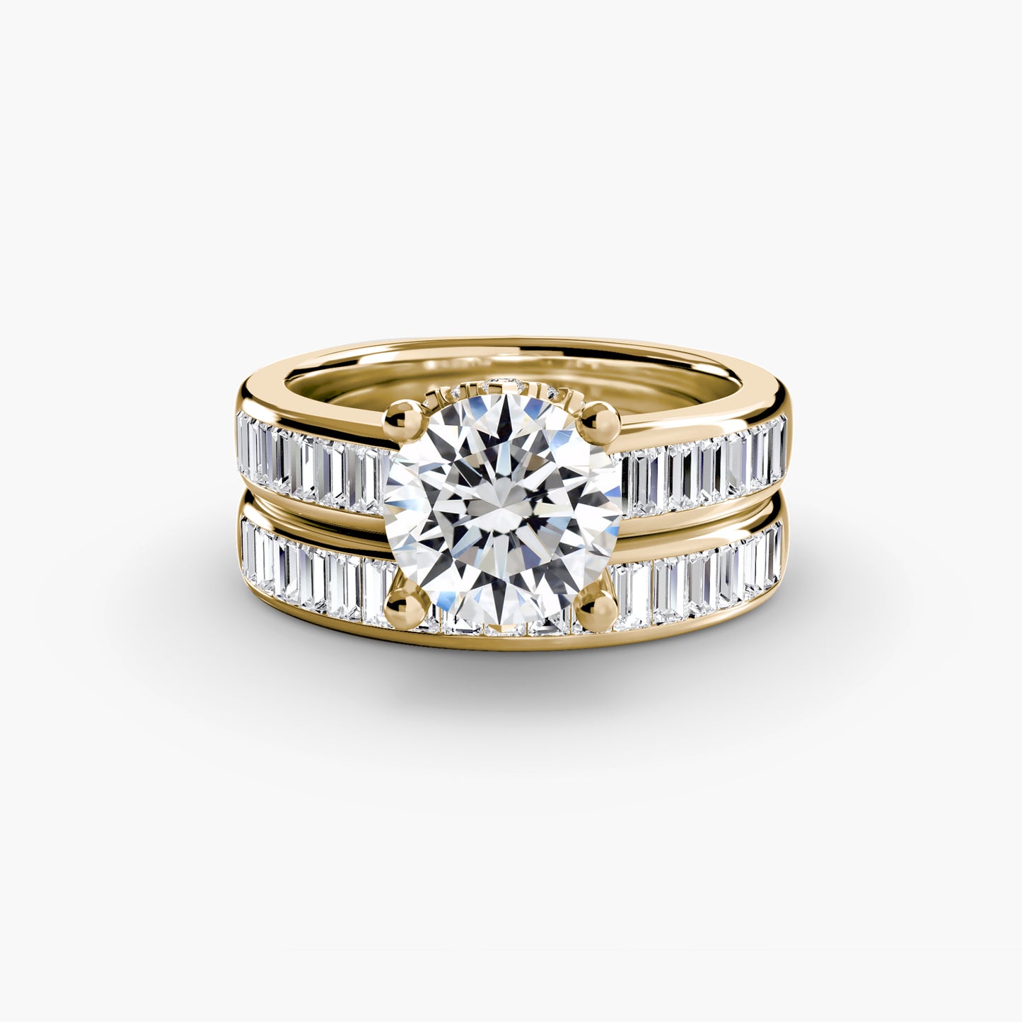 Baguette Channel Solitaire Fantasilvia Jewelry