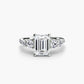 Five Stone Ring with Pavé Band Fantasilvia Jewelry