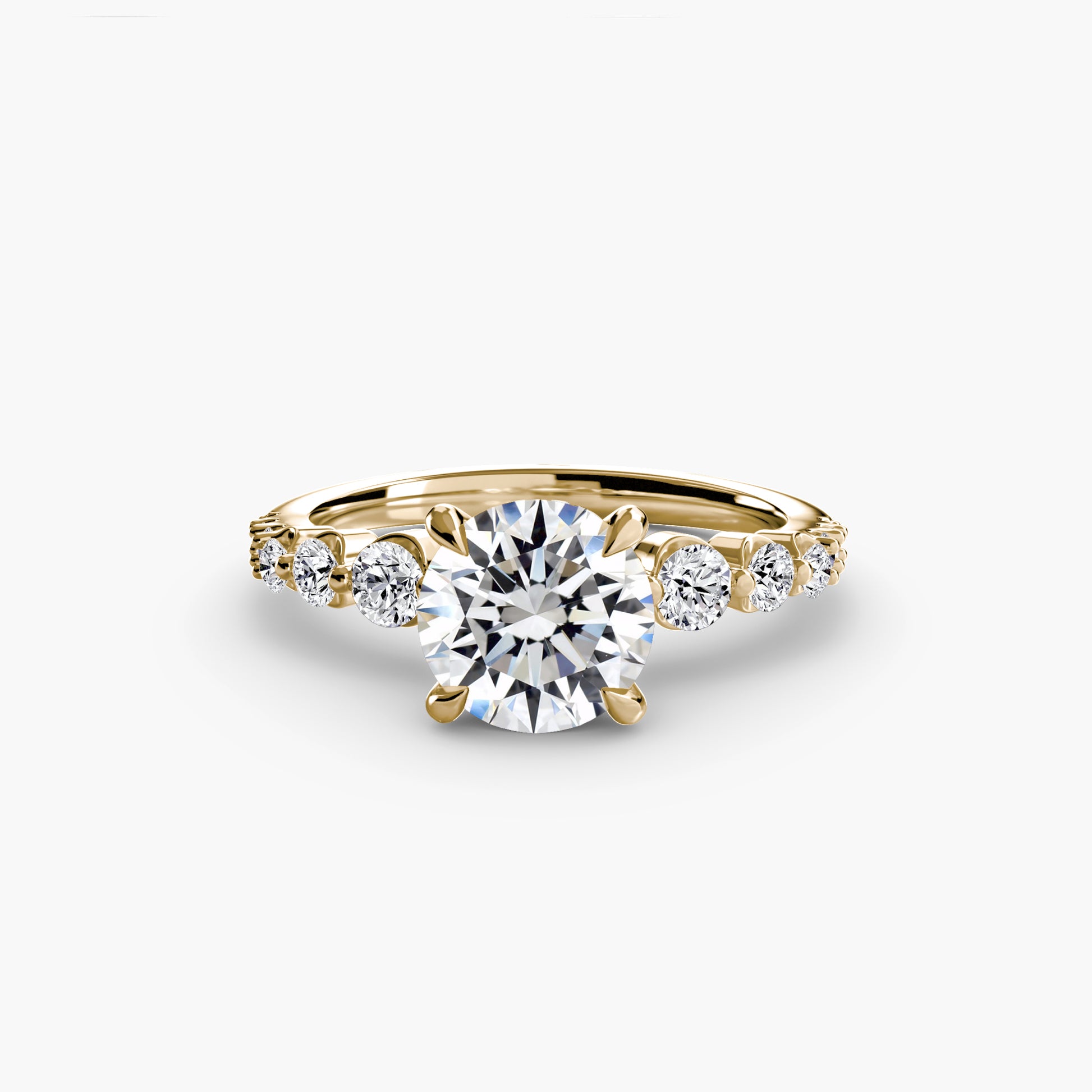 The Cascade Diamond Ring Fantasilvia Jewelry
