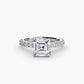 The Hidden Halo Ring Fantasilvia Jewelry