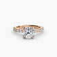 The Hidden Halo Ring Fantasilvia Jewelry