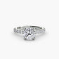 The Hidden Halo Ring Fantasilvia Jewelry