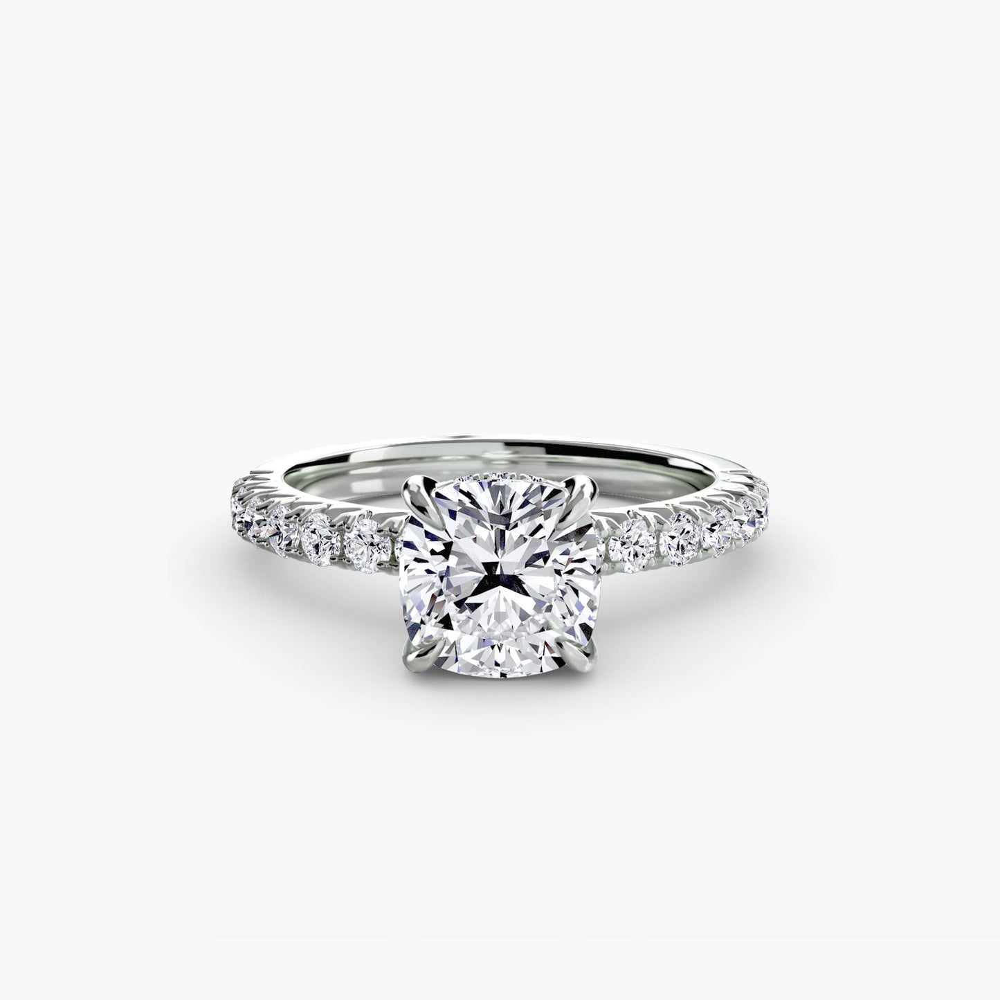 The Hidden Halo Ring Fantasilvia Jewelry