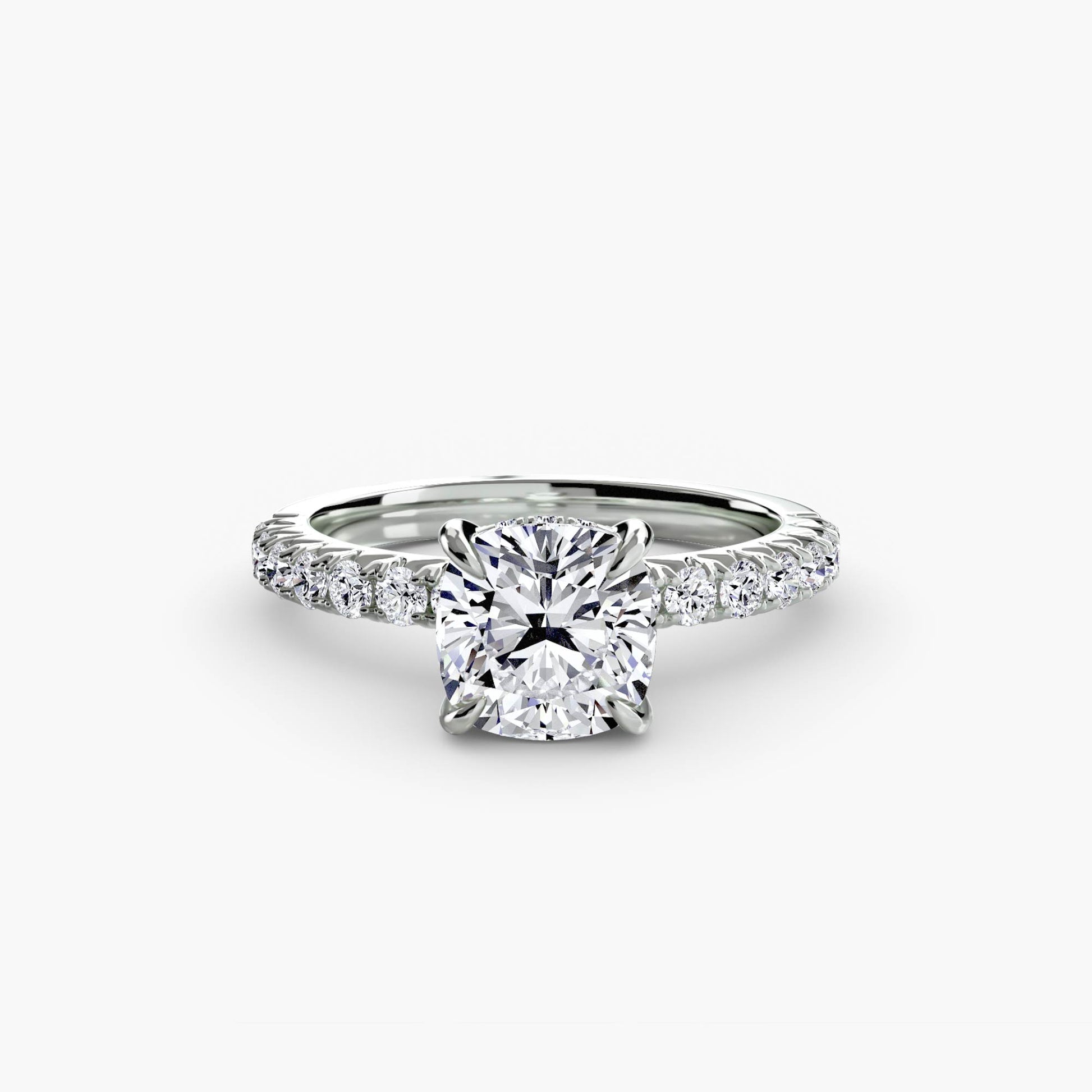 The Hidden Halo Ring Fantasilvia Jewelry