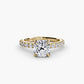 The Hidden Halo Ring Fantasilvia Jewelry