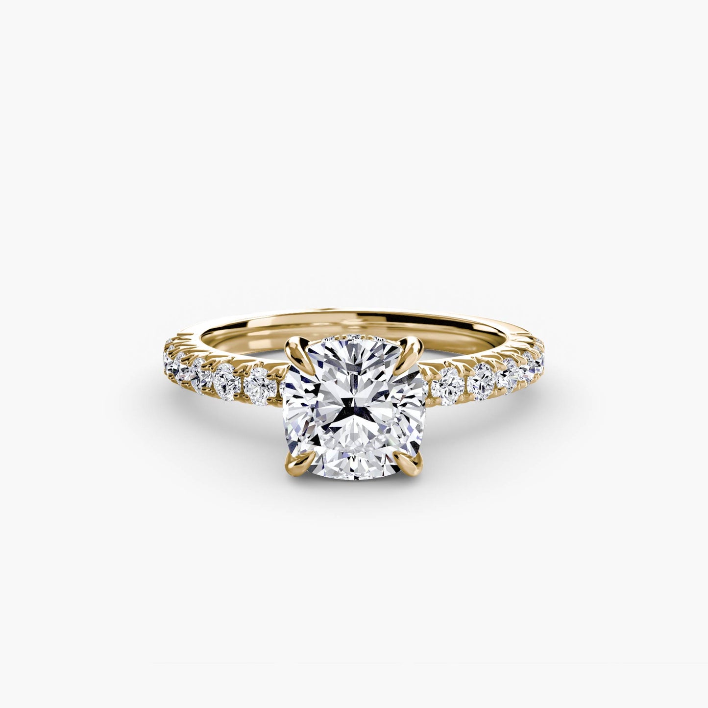 The Hidden Halo Ring Fantasilvia Jewelry